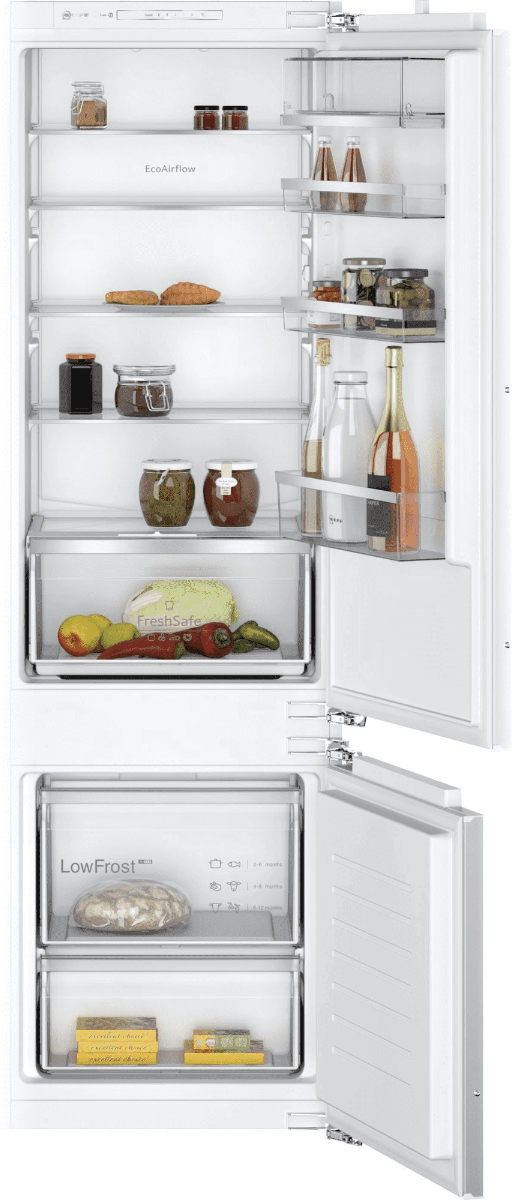 Neff KI5872SE0G Built-in fridge-freezer with digital temperature control