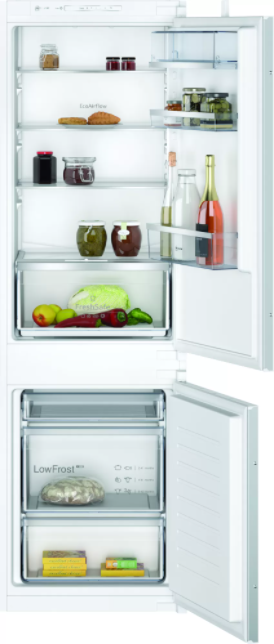 Neff KI5862SE0G Built-in fridge-freezer with freezer at bottom