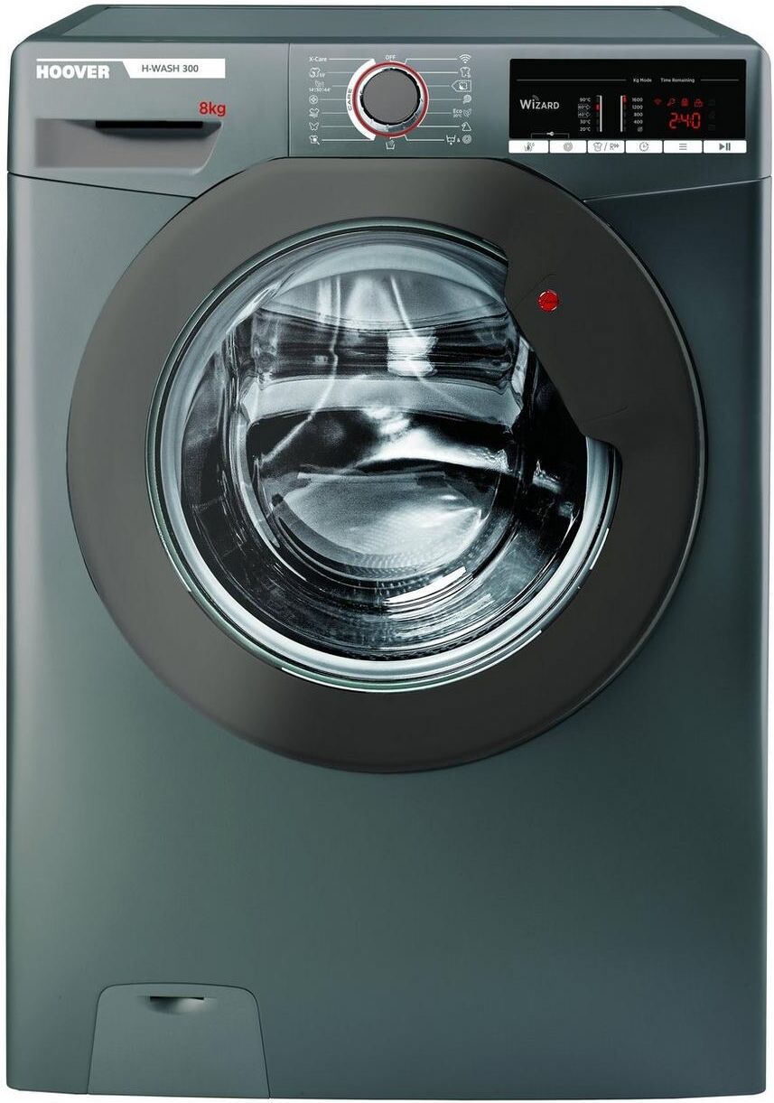 Hoover H3W58TGGE 8Kg 1500 Spin Washing Machine Graphite