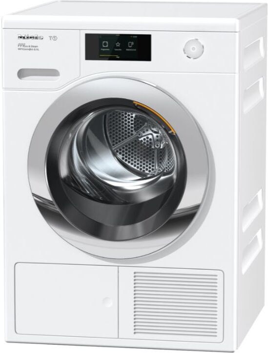 Miele TCR780WP Ecospeed & Steam 9kg Heat-Pump Tumble Dryer - White