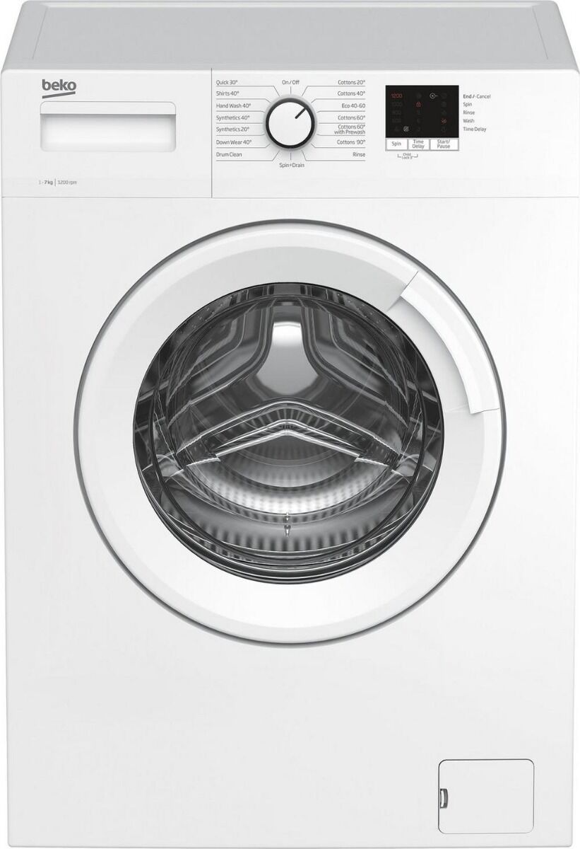 Beko WTK72042W 7Kg 1200 Spin Washing Machine With Quick Programme - White