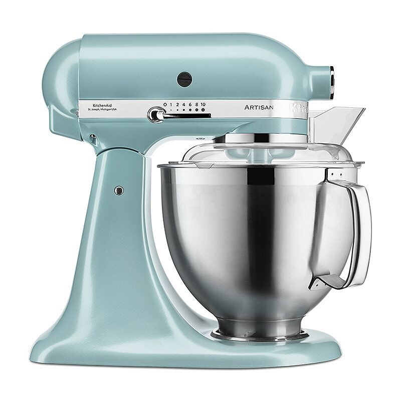 KitchenAid 5KSM185PSBAZ Artisan 4.8L Stand Mixer Azzure Blue