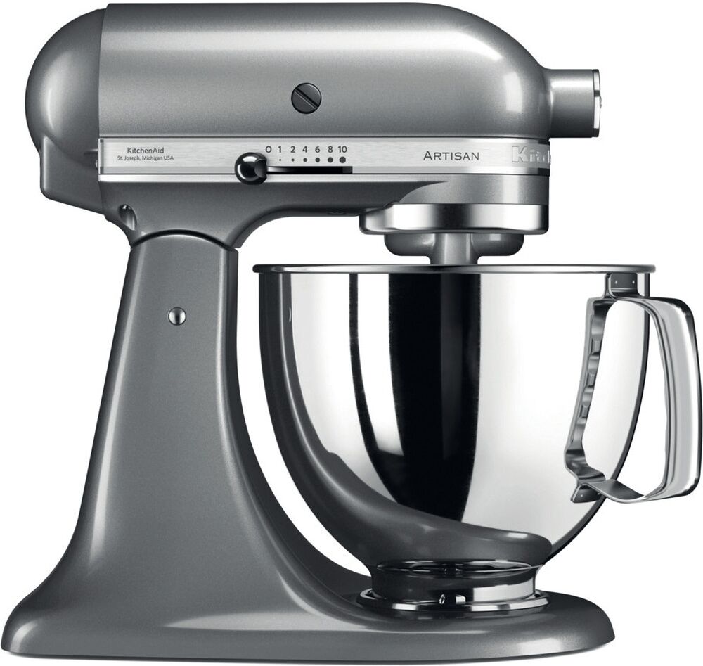 KitchenAid 5KSM125BCU 4.8L Artisan Stand Mixer Contour Silver