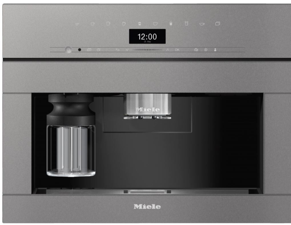 Miele CVA7440GRGR Built-in Coffee Machine with the Patented CupSensor - Graphite Grey