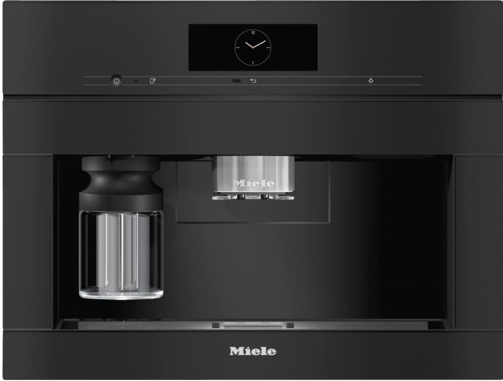 Miele CVA7845 Built In Coffee Machine In Obsidian - Black