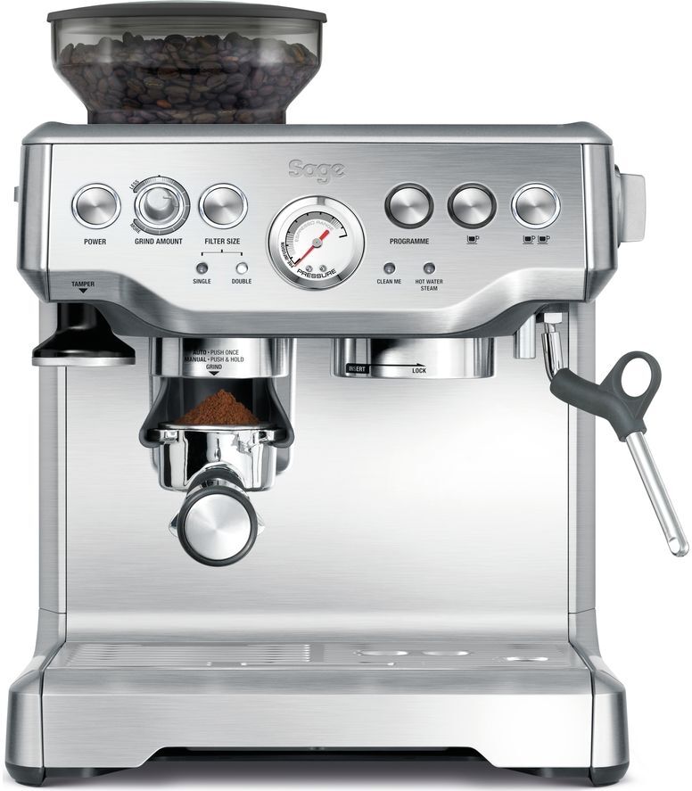 Sage BES875UK Barista Express Bean To Cup Coffee Machine Brushed Stainless Steel