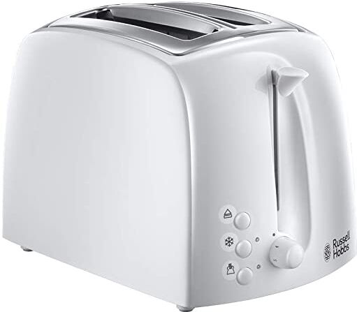 Russell Hobbs 21640 Textures 2 Slice White Plastic Toaster