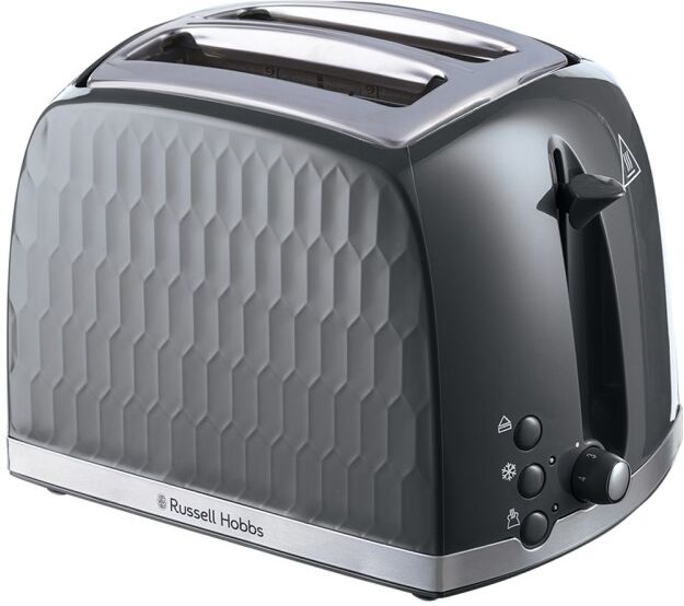 Russell Hobbs 26063 Honeycomb 2 Slice Toaster - Grey