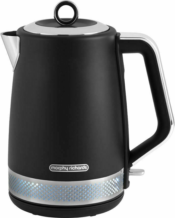 Morphy Richards 400000324 Illumination Kettle Jug - Black/Stainless Steel