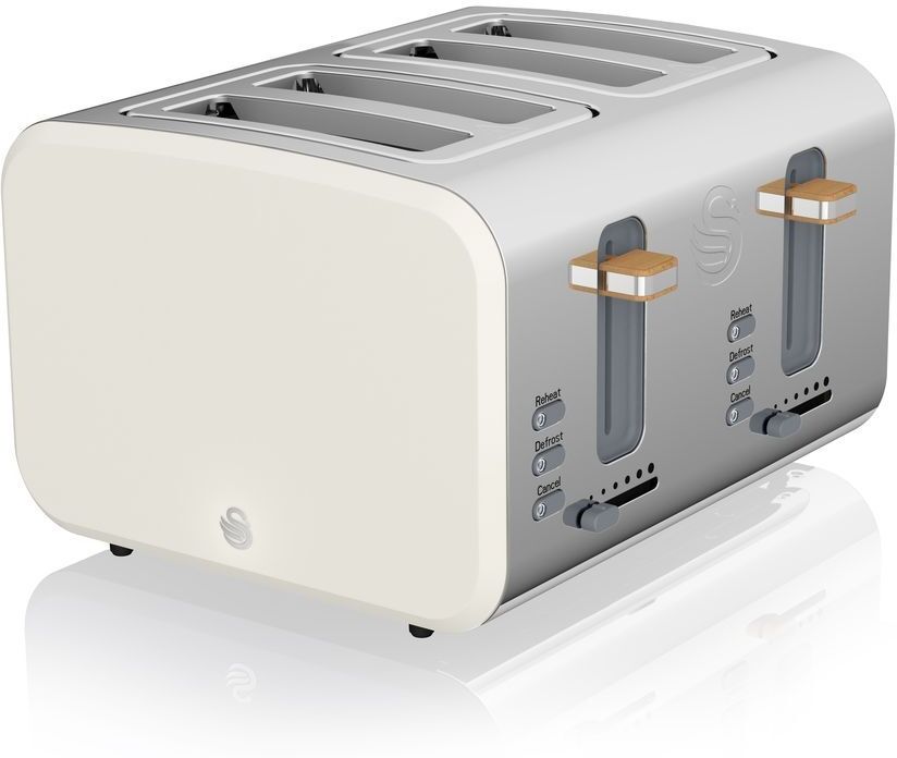 Swan ST14620WHTN 4 Slice Nordic Toaster - White