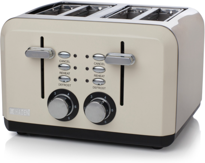 Haden T2550 Perth Toaster 4 Slice Cream