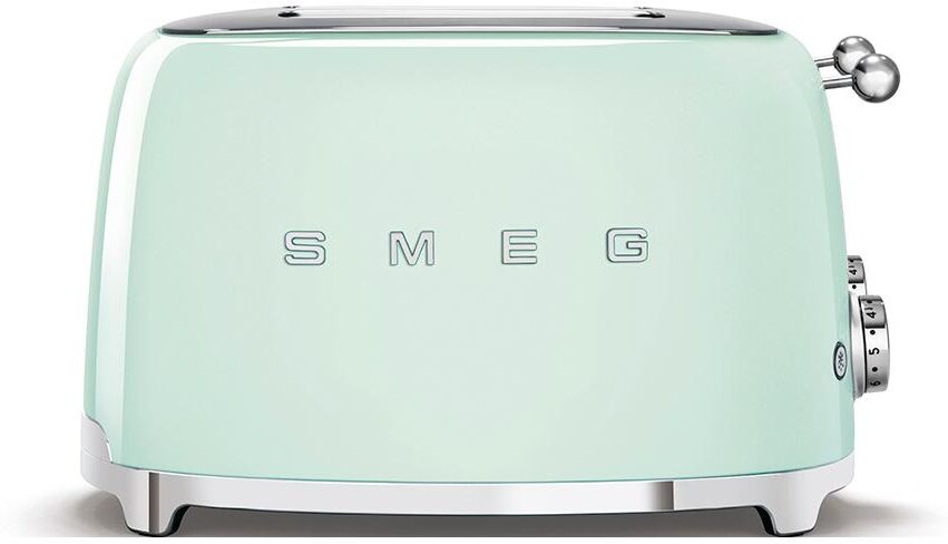 Smeg TSF03PGUK 50's Retro Style 4 Slice Toaster-Pastel Green