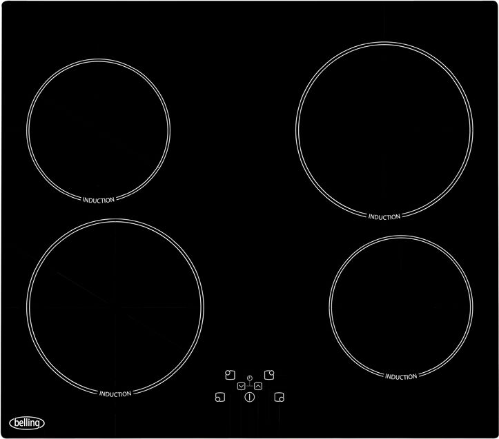 Belling BIH60T 60cm Electric Induction Hob-Black