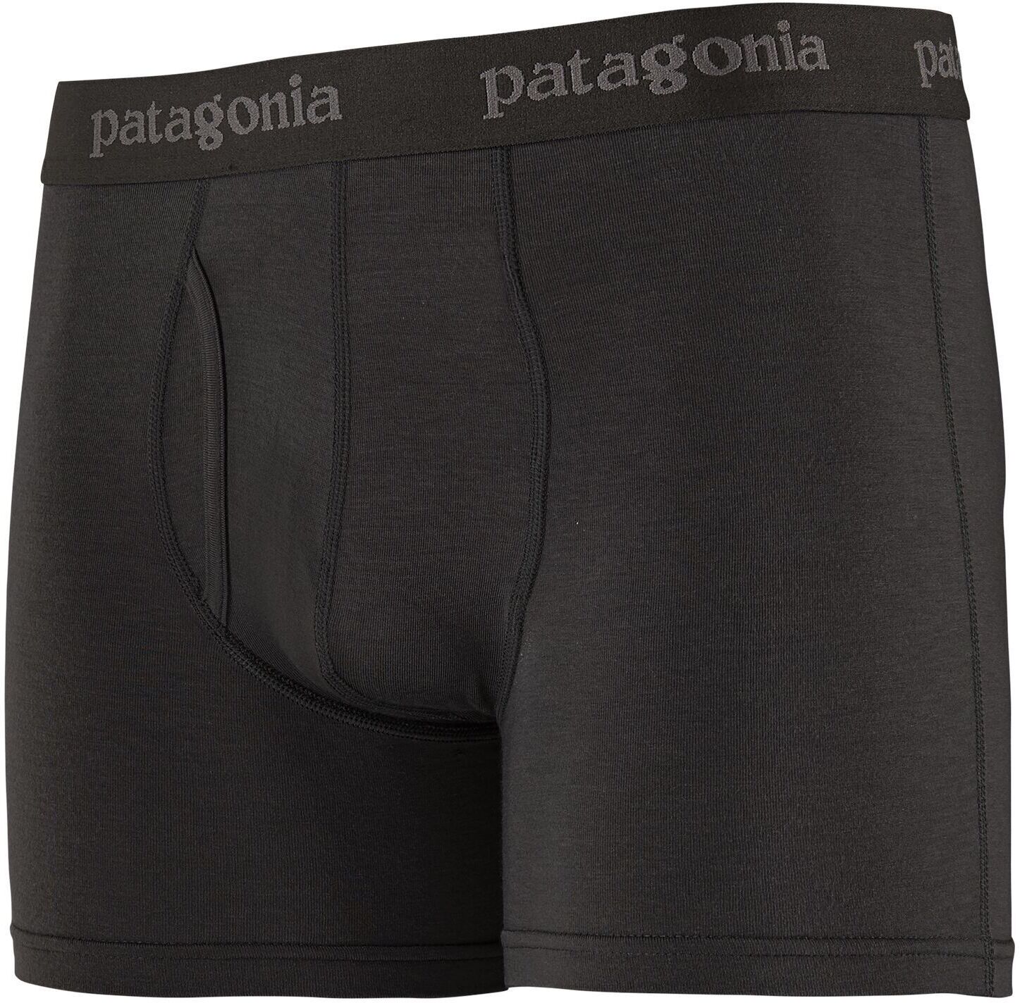 Patagonia Essential Boxer Briefs - From Wood-based TENCEL, Black / XL / 3"