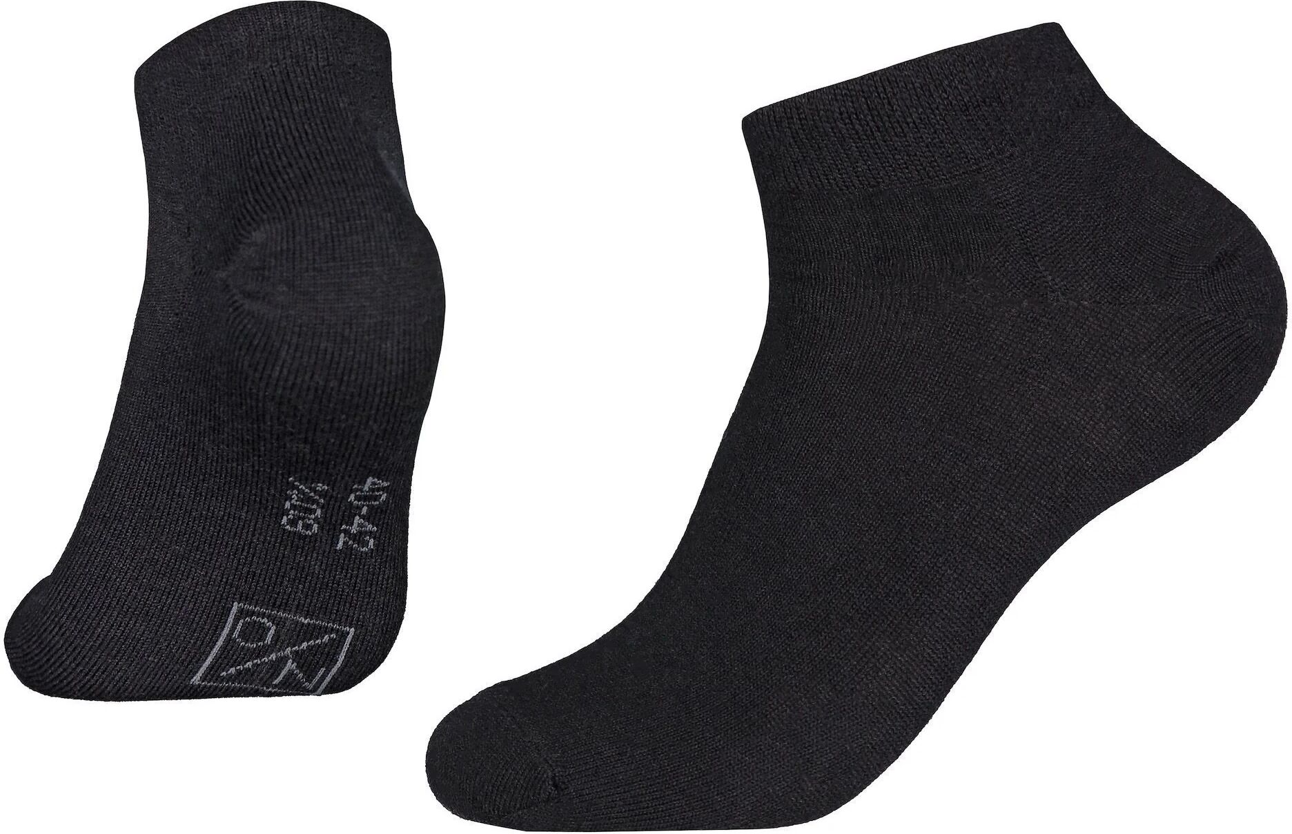 North Outdoor Merino Wool Socks LOW - Merino 60, Black / 43-45