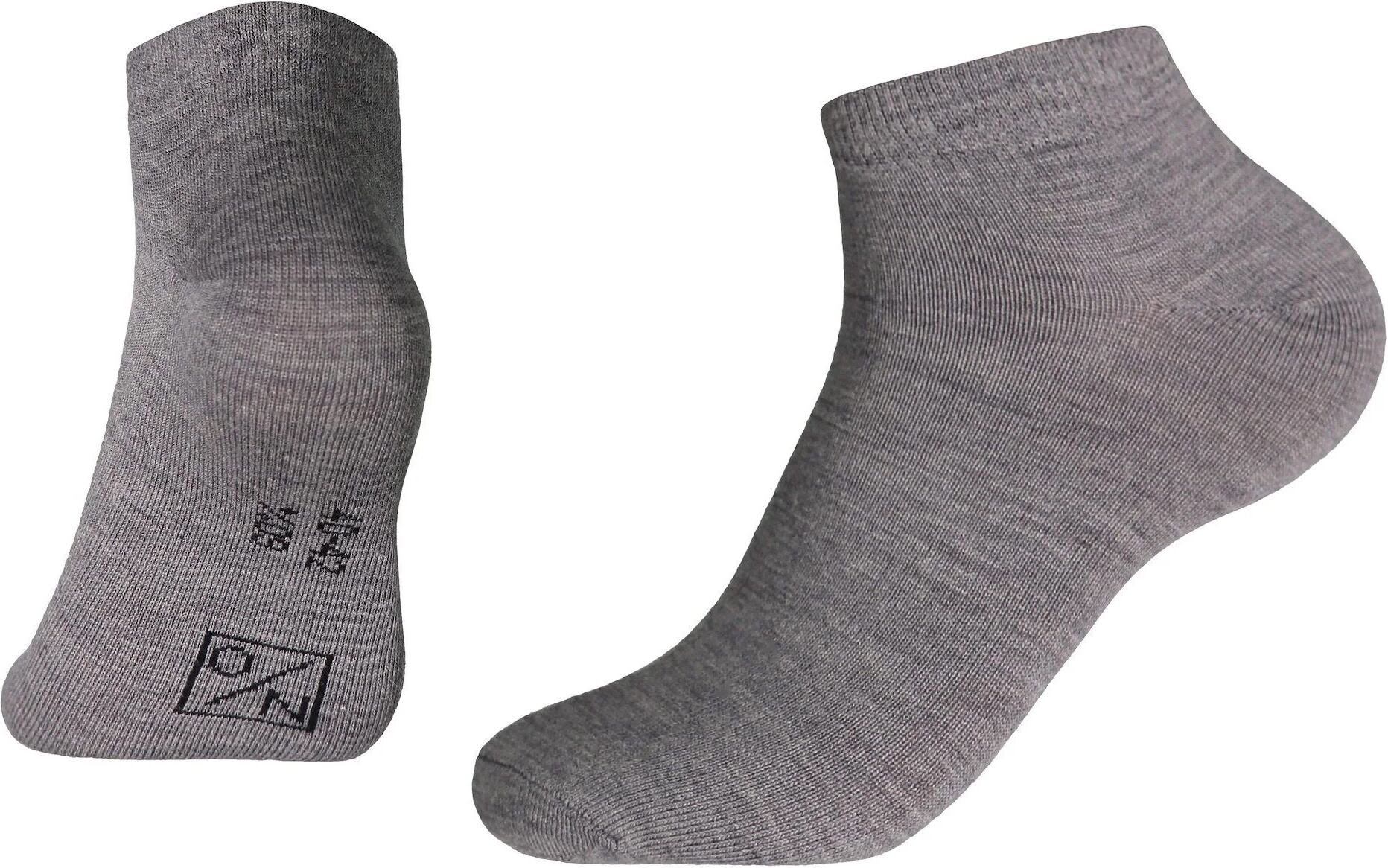 North Outdoor Merino Wool Socks LOW - Merino 60, Grey / 43-45