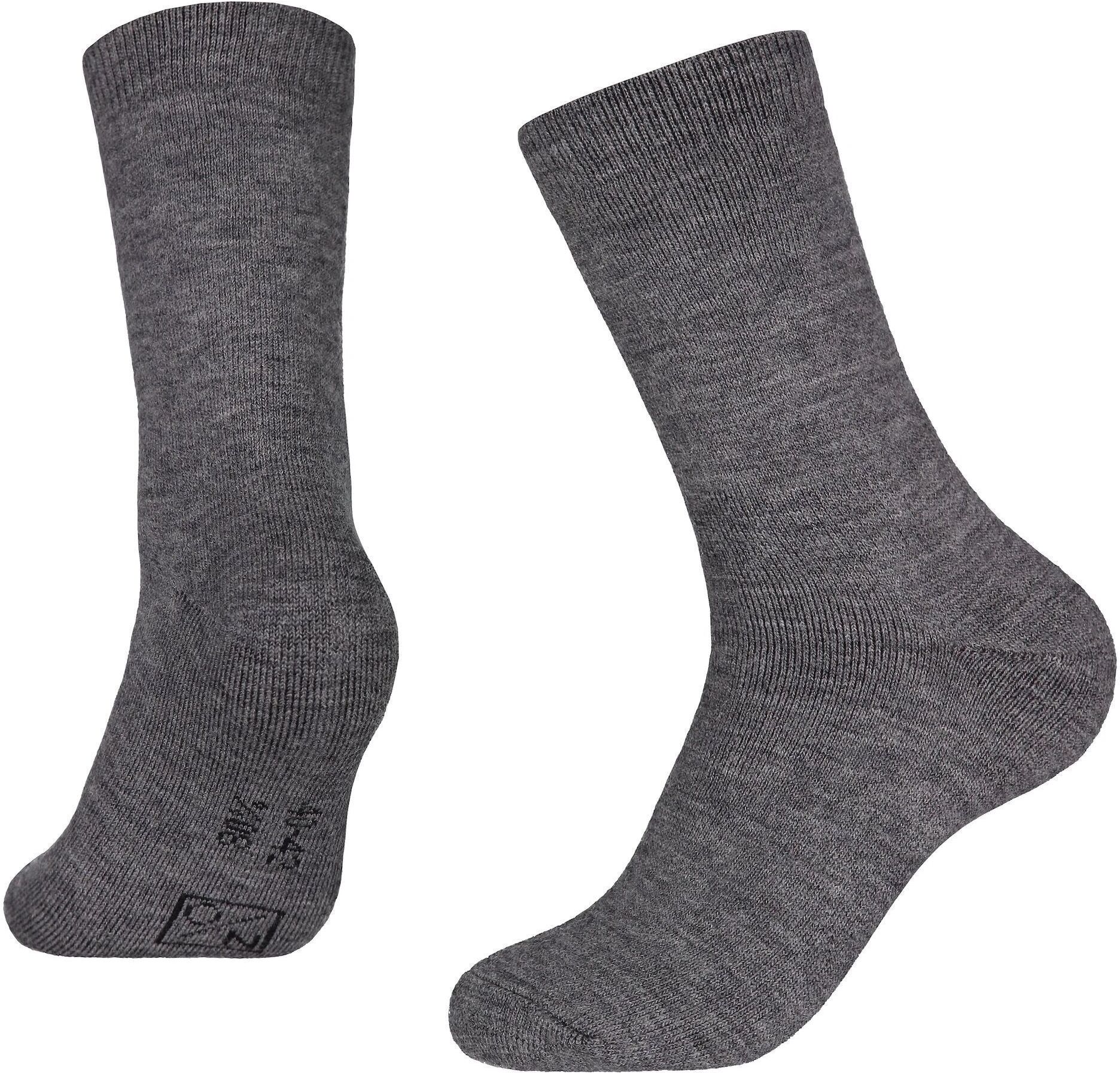 North Outdoor Merino Wool Socks - Merino 80, Dark Grey / 43-45