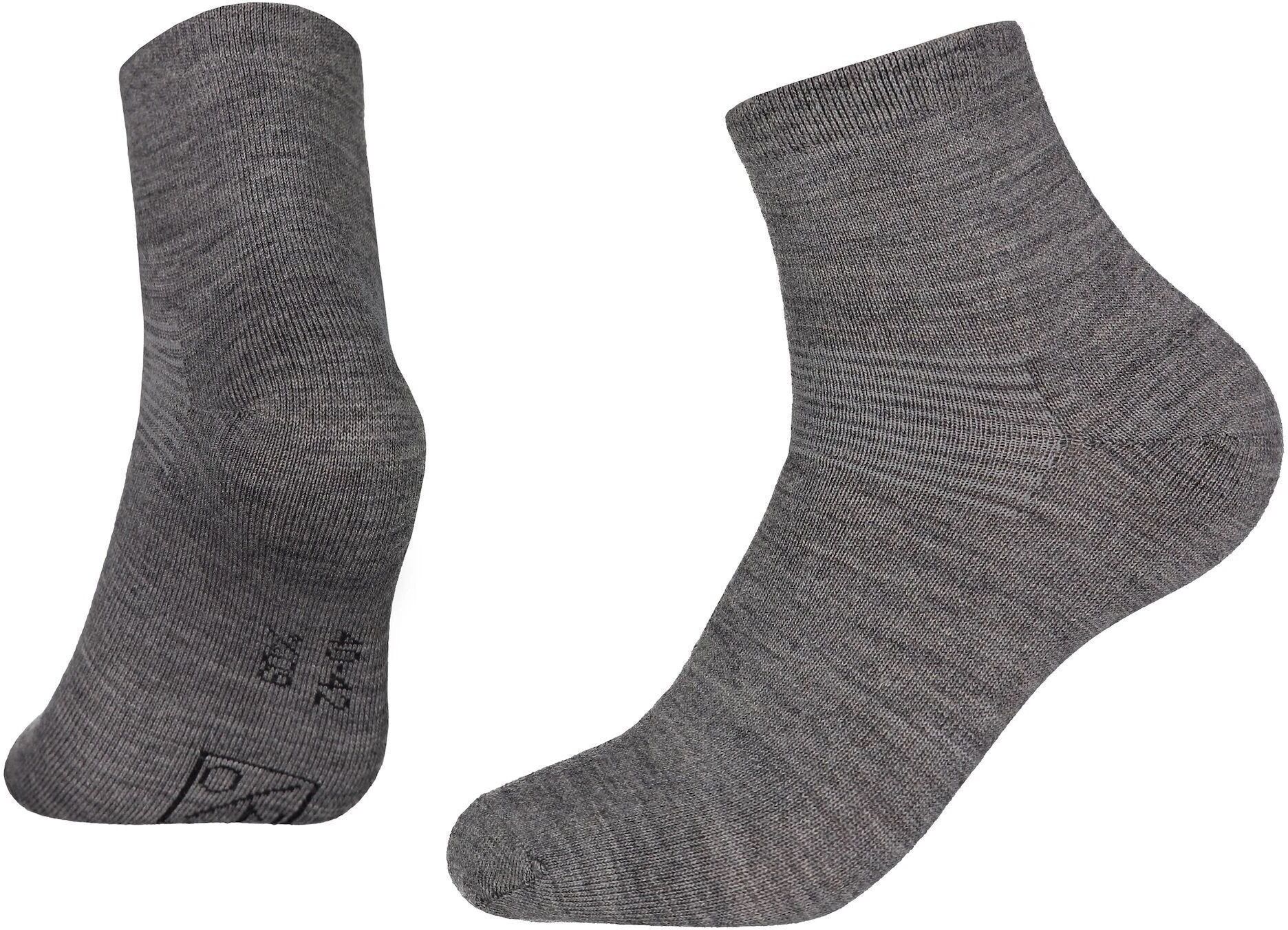 North Outdoor Merino Wool Socks MID - Merino 60, Grey / 36-39