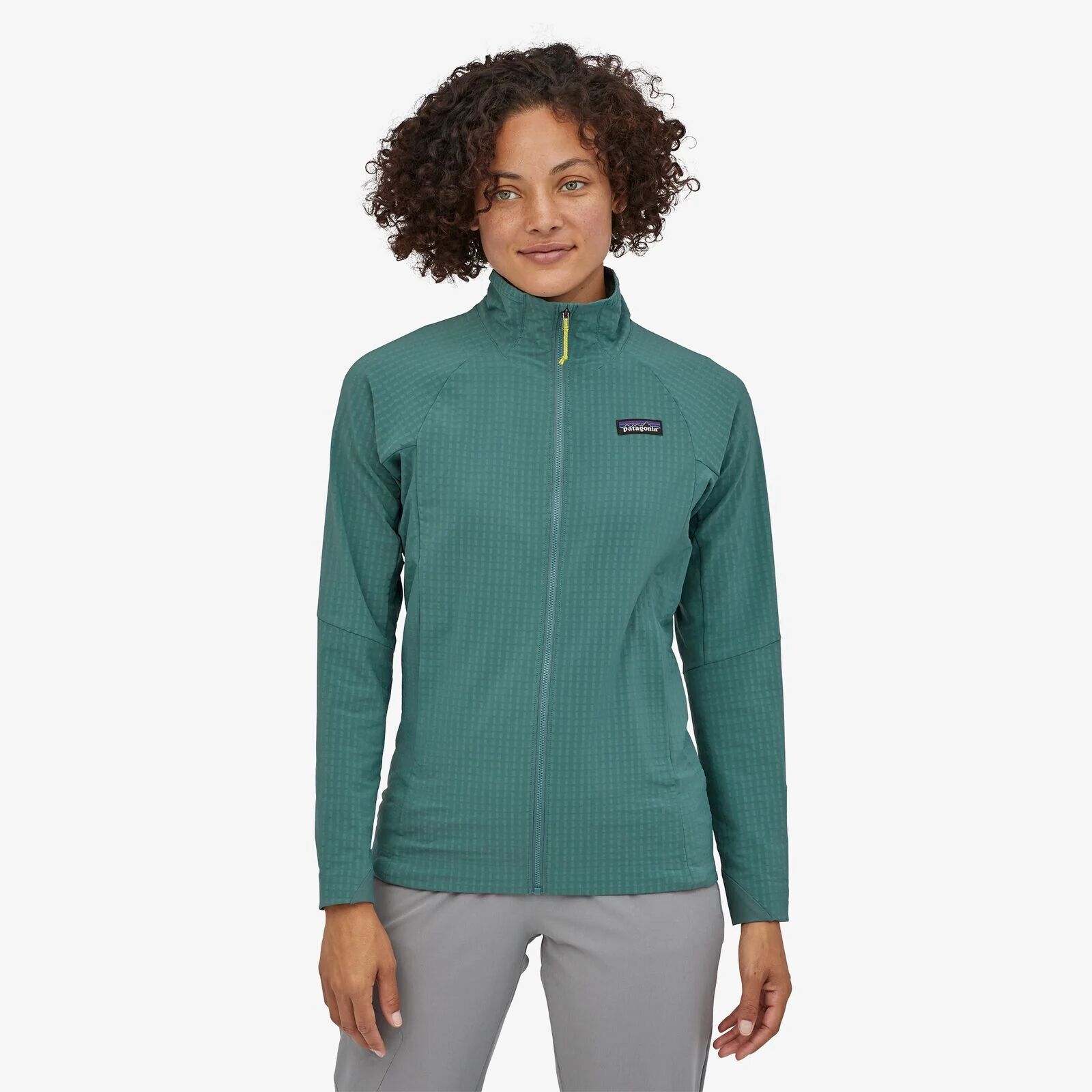 Patagonia Women's R1® TechFace Jacket - Recycled Polyester, Regen Green / S