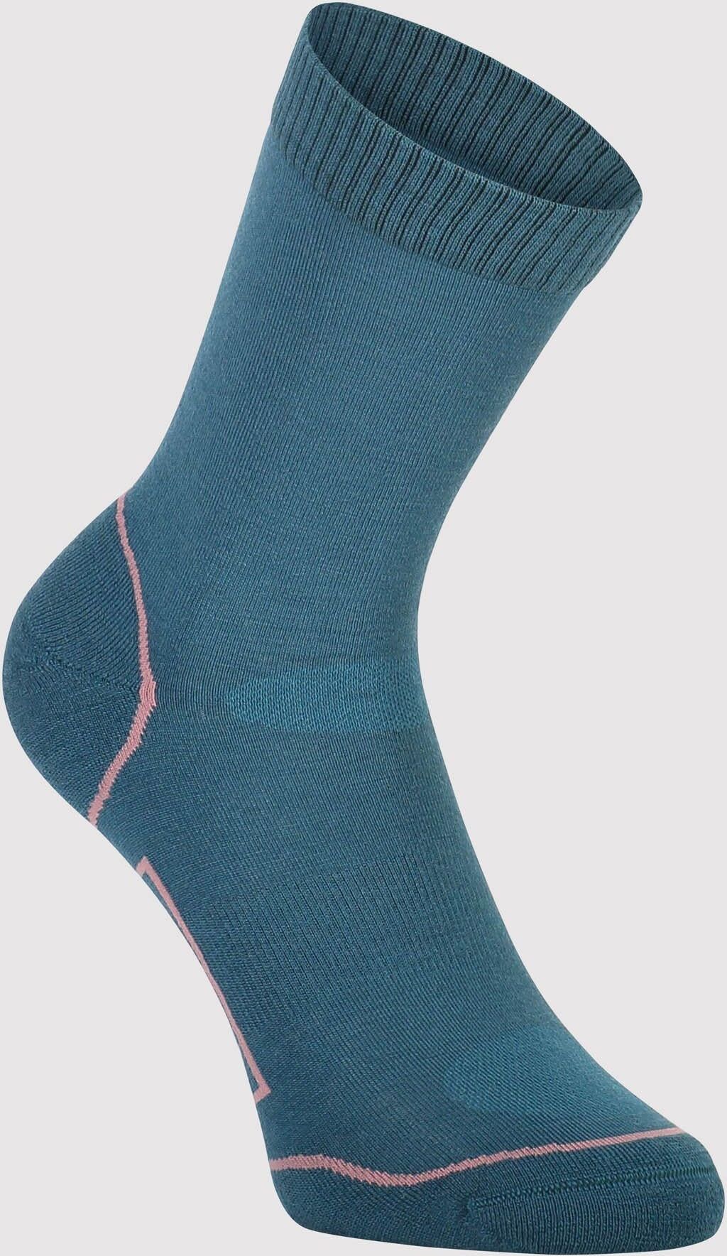 Mons Royale Unisex Tech Bike Sock 2.0 - Merino Wool, Deep Teal / 35-37