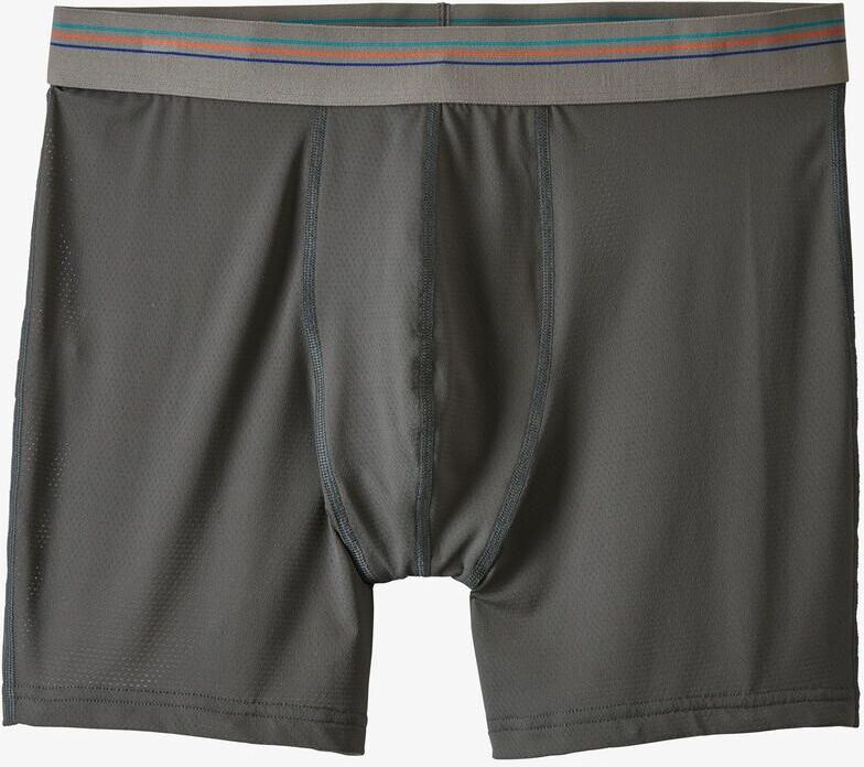 Patagonia Men's Sender Boxer Briefs - 6", Forge Grey / M