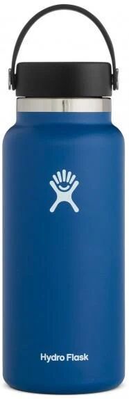 Hydro Flask Wide Mouth Bottle 0.94L  - Stainless Steel BPA free, Cobalt