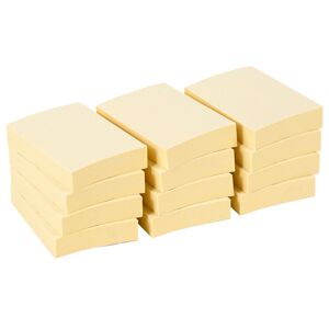 Office Depot Sticky Notes 50 x 38 mm Pastel Yellow 12 Pieces of 100 Sheets