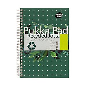 Pukka Pad Notebook Recycled Jotta A5 Ruled White 3 Pieces of 110 Sheets