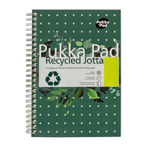 Pukka Pad Notebook Recycled Jotta A5 Ruled White 3 Pieces of 110 Sheets