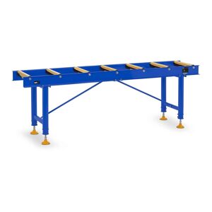 MSW Roller Table - 400 kg - 200 cm - 7 Rollers
