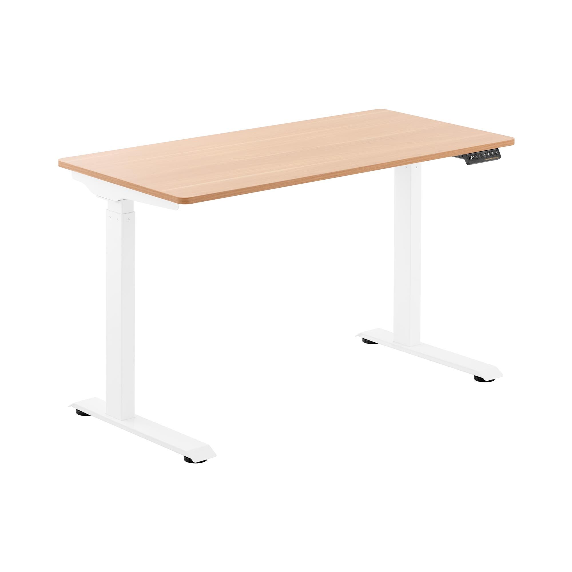 Fromm & Starck Sit-Stand Desk - 90 W - 730 - 1,233 mm - brown/white