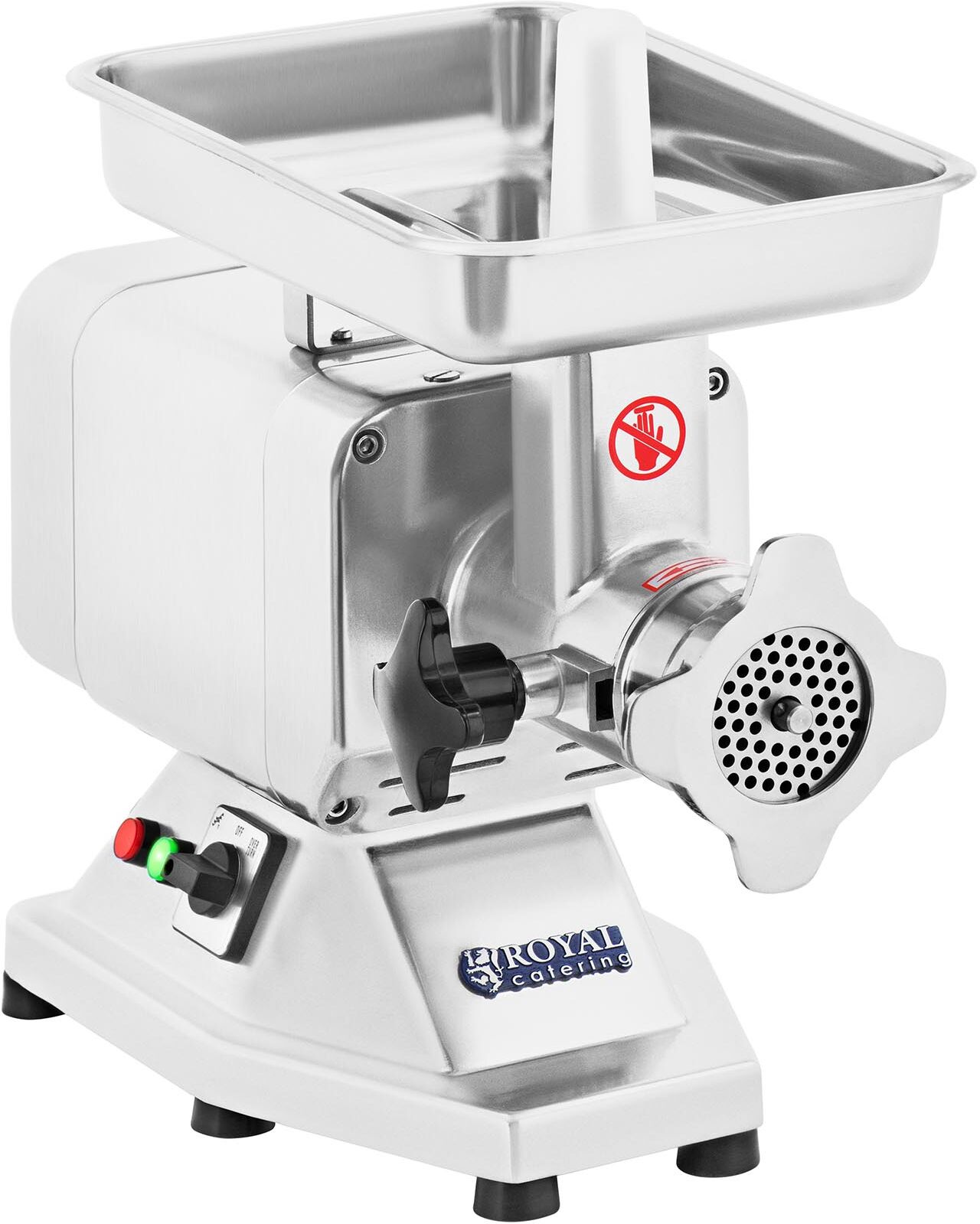 Royal Catering Stainless Steel Meat Grinder - 200 kg/hr - PRO