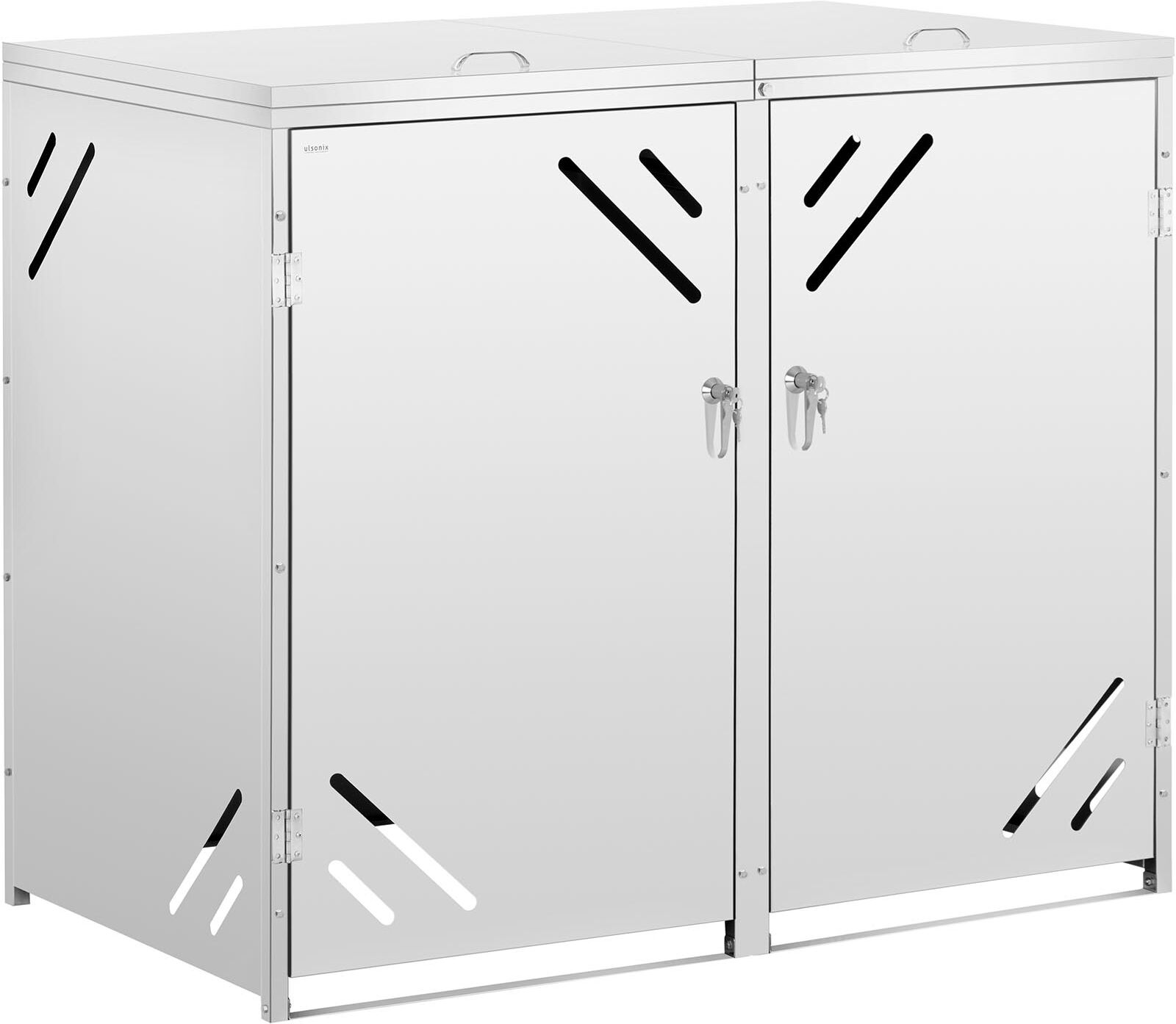 ulsonix Bin Storage Box - 2 x 240 L - diagonal air slots