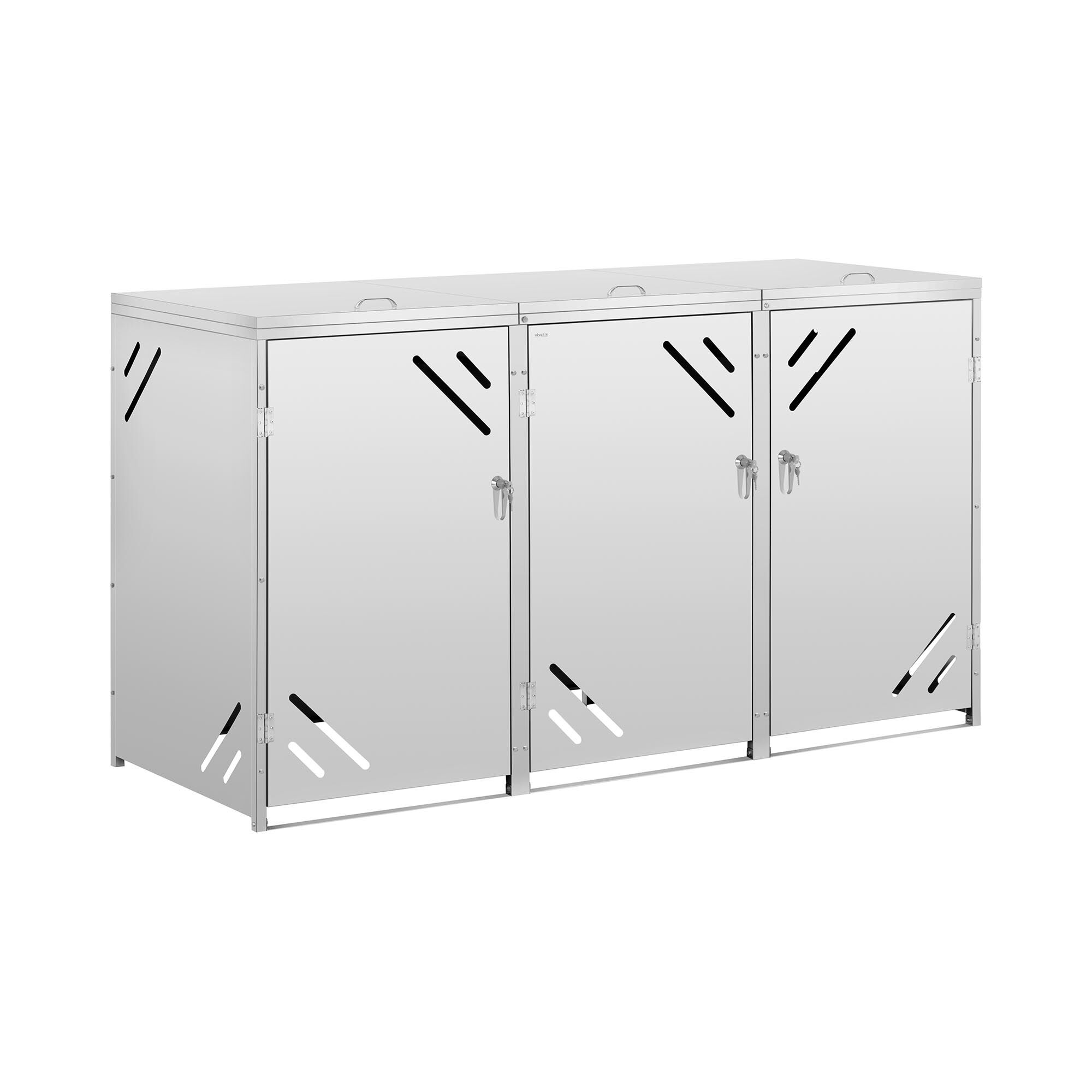 ulsonix Bin Storage Box - 3 x 240 L - diagonal air slots