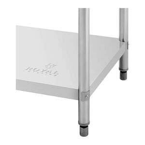 Royal Catering Stainless Steel Table- 100 x 60 cm - 90 kg capacity