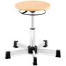 Fromm & Starck Workshop stool - 120 kg - Natural wood - height adjustable from 350 - 485 mm