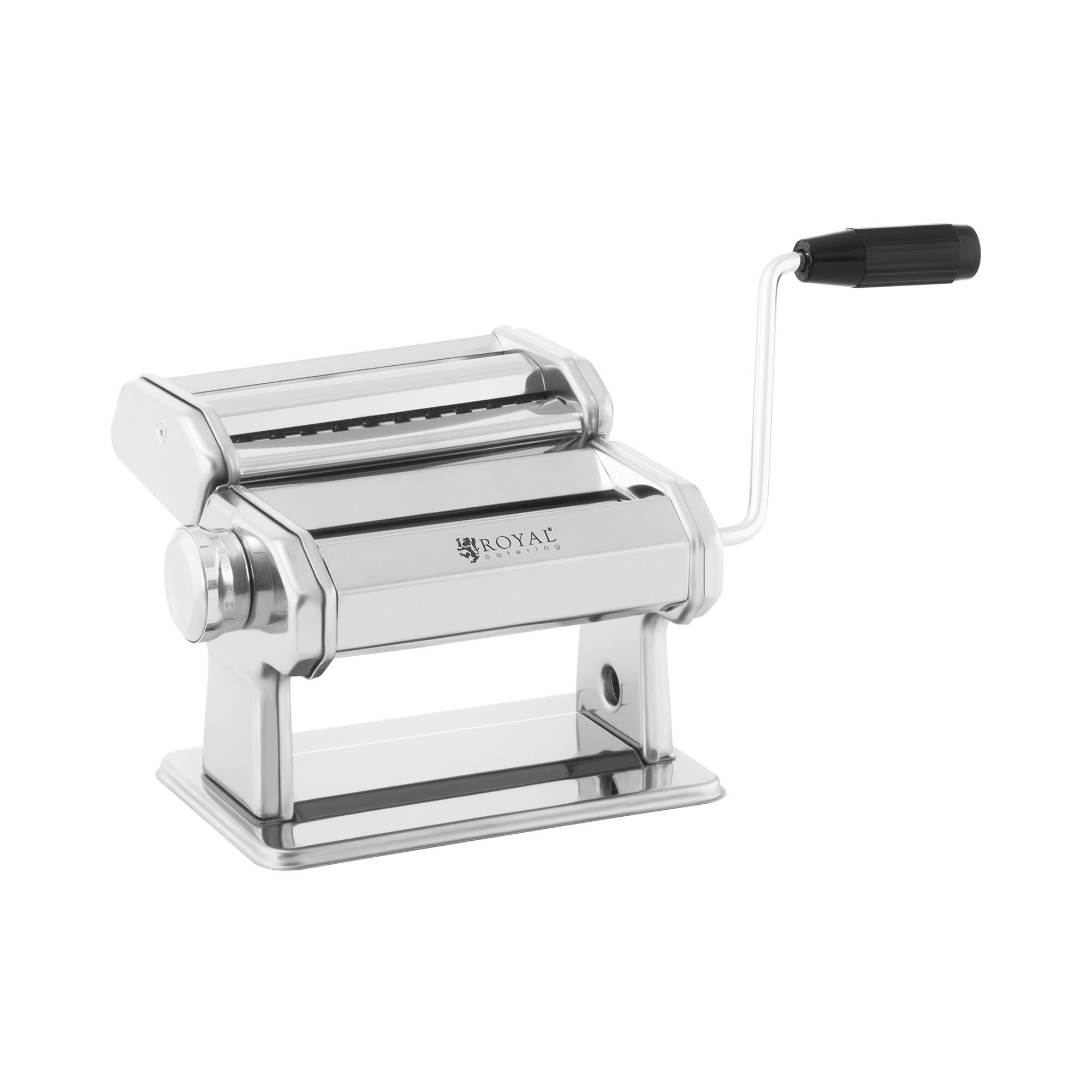 Royal Catering Pasta Machine - 14 cm - 0.5 to 3 mm - manual - removable cutting attachment