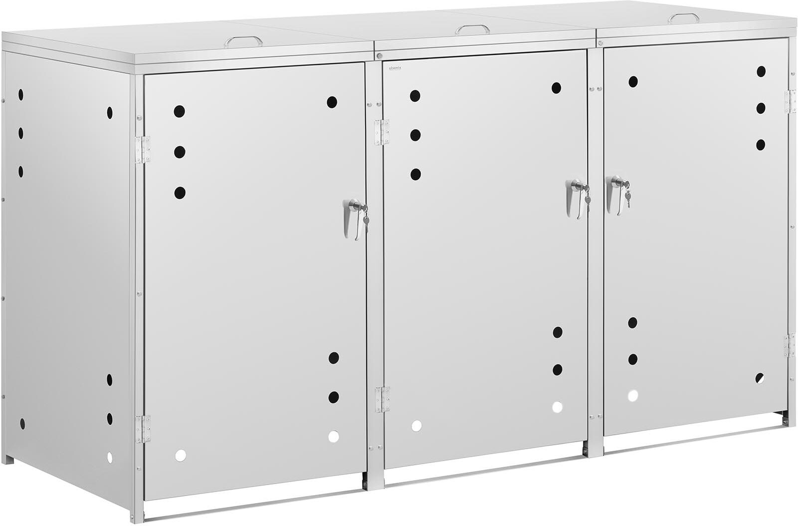 ulsonix Bin Storage Box - 3 x 240 L - horizontal air slots