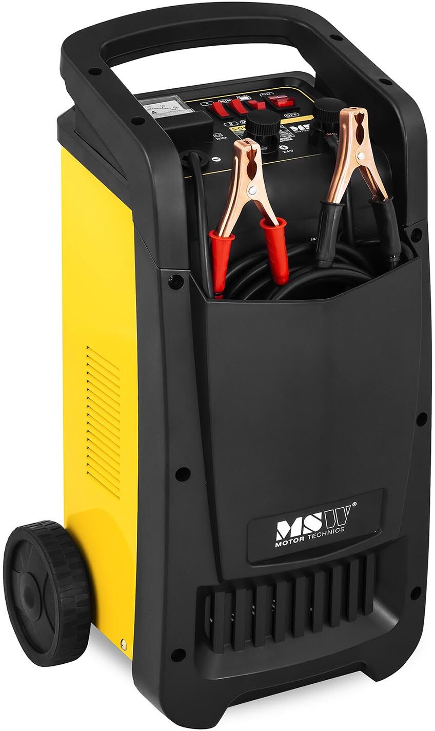 MSW Heavy Duty Battery Charger - Jump Starter - 12/24 V - 70 A - Compact