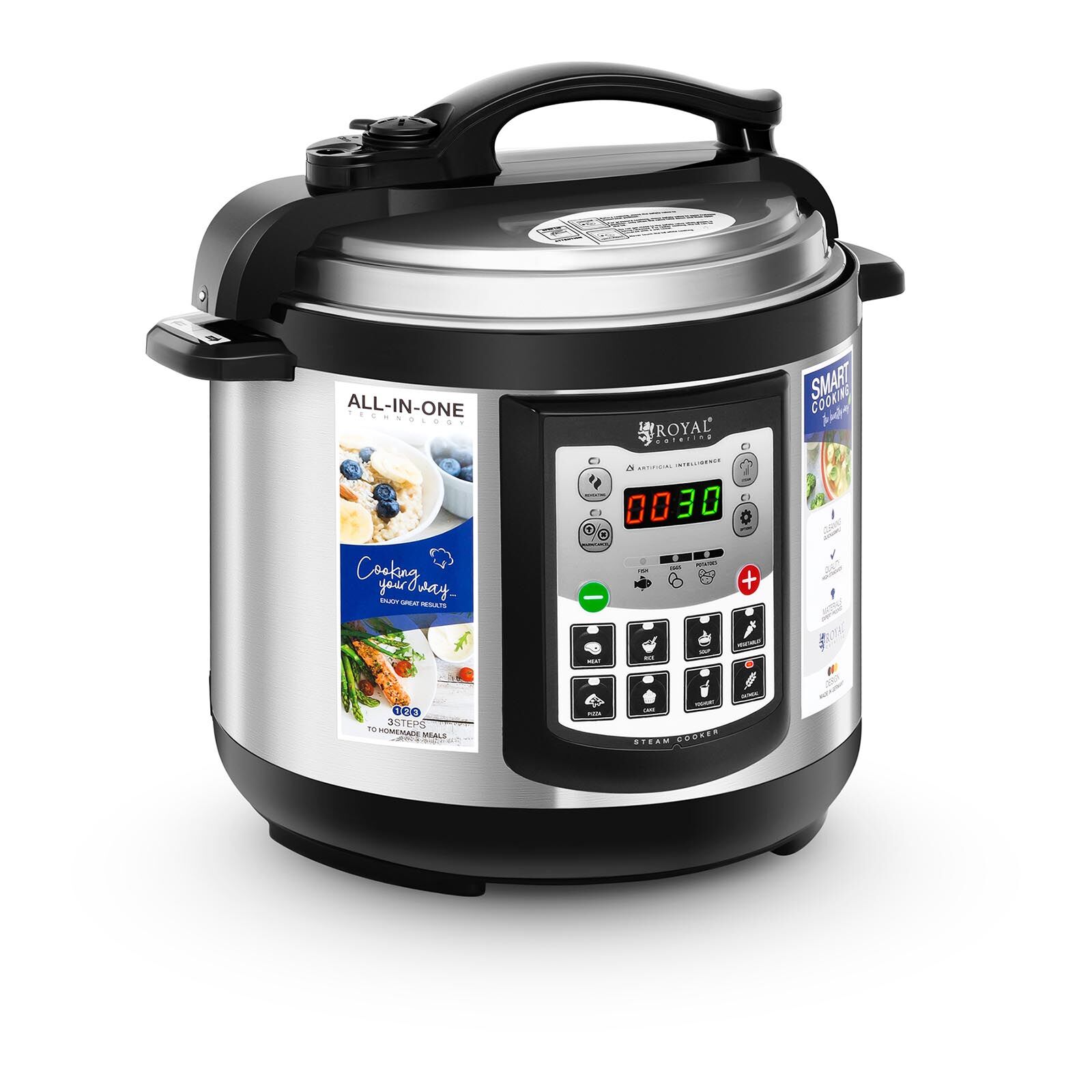 Royal Catering Electric Rice Cooker - 4 Litres - 800 W