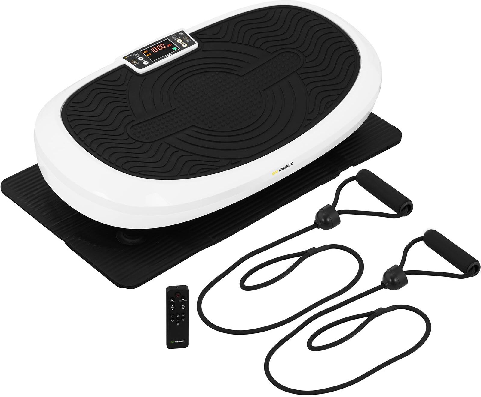 Gymrex Vibration Plate - 60.5 x 34.5 cm - up to 120 kg - Remote Control