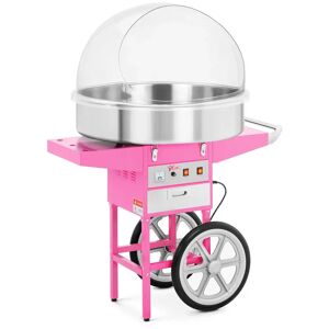 Royal Catering Commercial Candy Floss Machine - 72 cm - 1200 W - Incl. Wagon