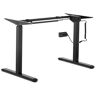 Fromm & Starck Standing Desk Frame - height-adjustable - for sitting & standing - 120 W - 80 kg - black