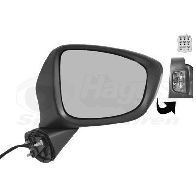 VAN WEZEL 2780818 Exterior Mirror - Right with Indicator VAN WEZEL 2780818 Exterior Mirror - Right with Indicator
