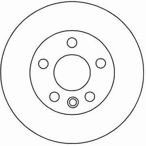 Brake Disc 16657 ABS 16657 Brake Disc 16657 ABS 16657