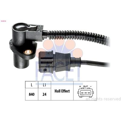 FACET 9.0314 Crankshaft Position Sensor - OE Quality FACET 9.0314 Crankshaft Position Sensor - OE Quality