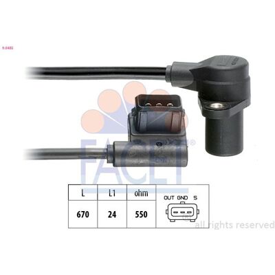 FACET 90485 Crankshaft Position Sensor - OE Equivalent for BMW FACET 90485 Crankshaft Position Sensor - OE Equivalent for BMW