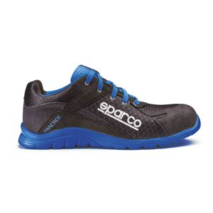 Sparco Lightweight Work Shoes Practice S1P Nelson Black/Blue Size 41 SP 751741NRAZ