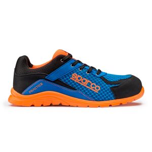 Sparco Lightweight Work Shoes Practice S1P Niki Blue/Orange Size 44 SP 751744AZAF