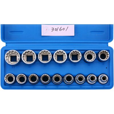 Sonic All-drive socket sets 1/2 ", 16 pcs. 301601 Sonic All-drive socket sets 1/2 ", 16 pcs. 301601